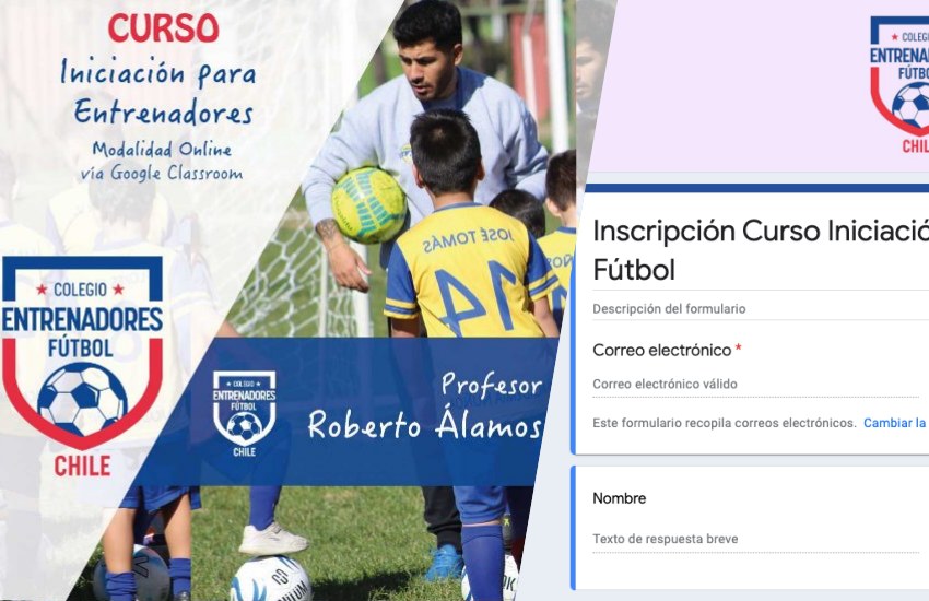 Inscripciones - Curso de Entrenador de Fútbol Profesional